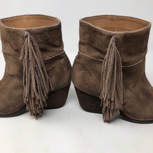 Jeffrey Campbell fringe ankle boot suede Rosnell 9 - Picture 9 of 13